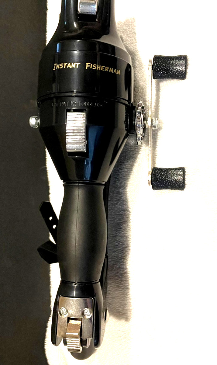 Instant Fisherman 11" to 50" Portable Black Folding Fishing Kit- NEW IN BOX