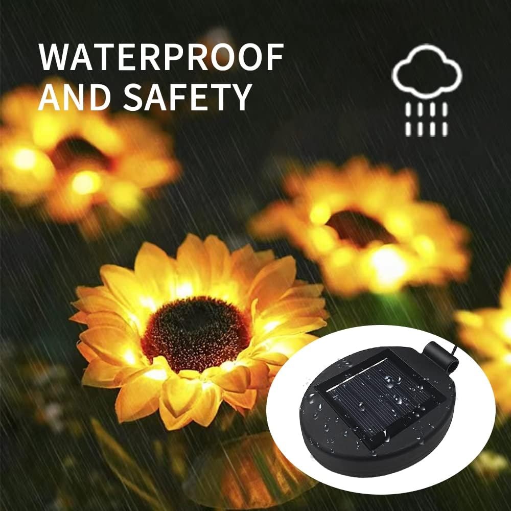 Solar Lantern Light Replacement Top for Flower Light ,LED Solar Panel Lantern