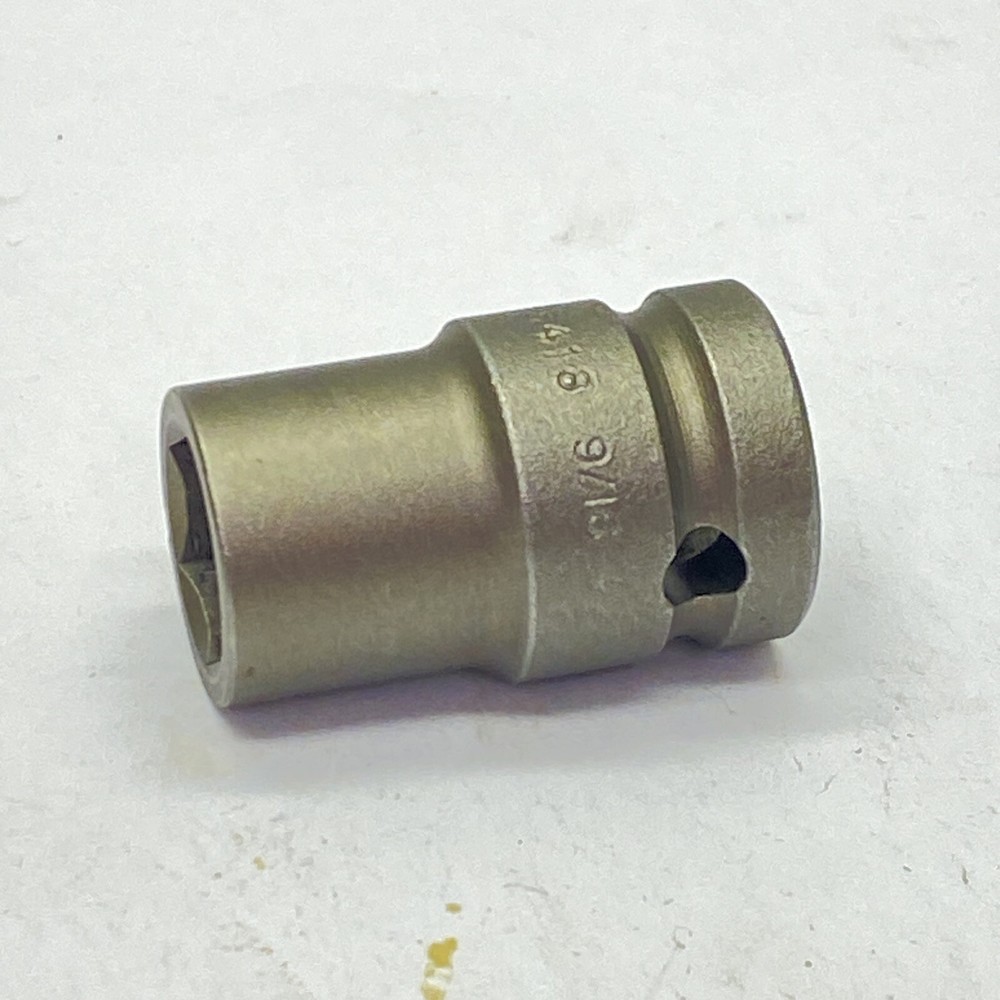 Apex 9/16” Thin Wall Standard 6 Point Socket, 1/2” Square Drive 5418