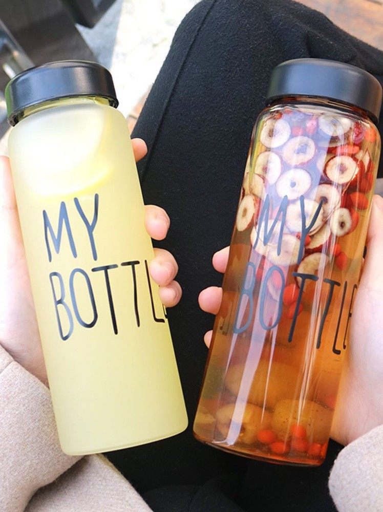 Slogan Graphic Water Bottle
