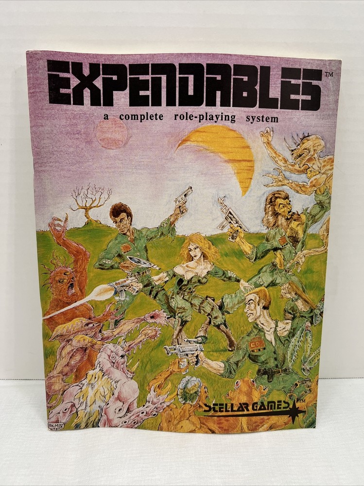 EXPENDABLES A Complete Role-playing System Stellar Games 1987