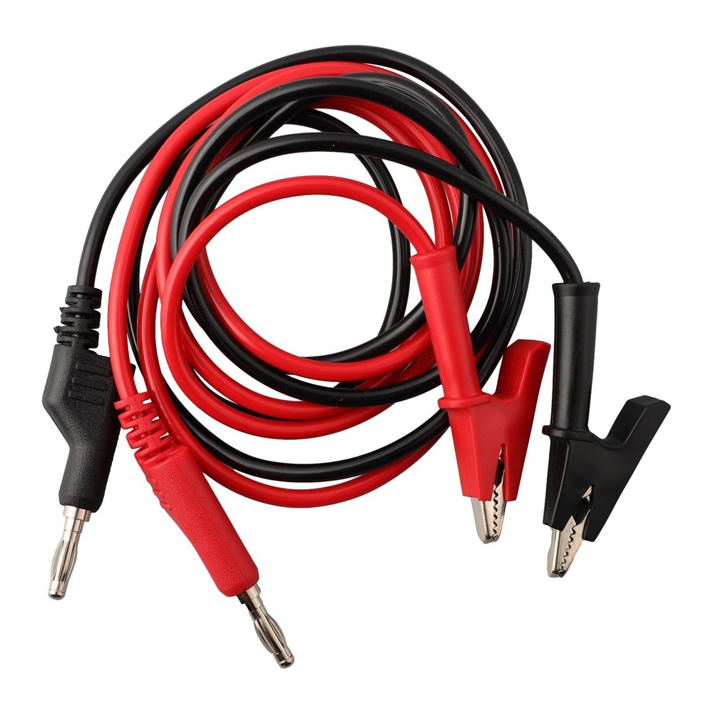 Test Equipment Cable 1M Cable 2PCS Clip Maintenance Power Supply