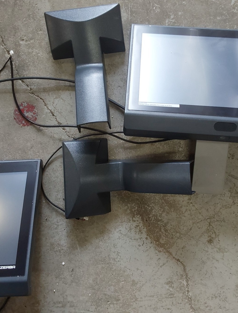 Two Replacement BIZERBA 15" Customer Display Panel Screens for XC 100/400/800