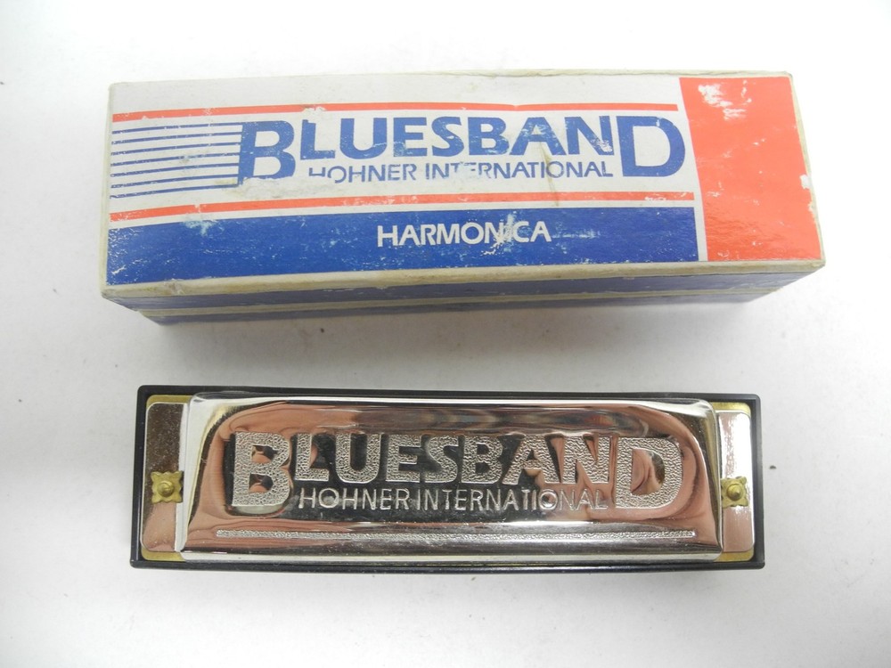 Hohner BLUESBAND Harmonica with Box and Instructions