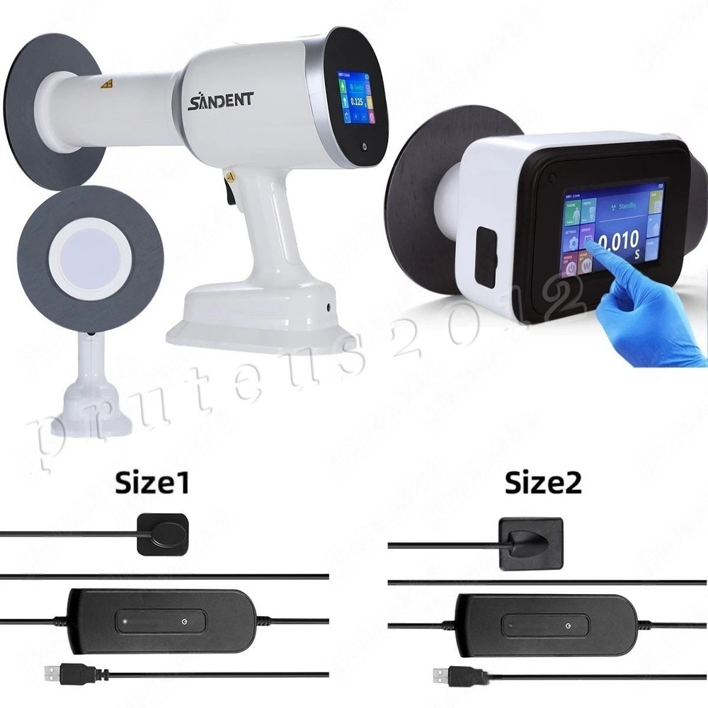 Dental X Mobile Unit Ray Digital Machine WIth Shield Ring/ Sensor Size 1/2