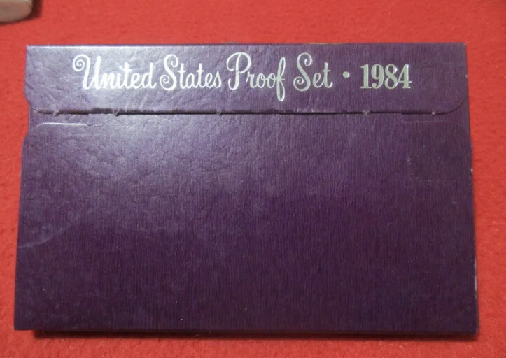 1984-S U.S. Mint Issued 5 Piece Proof Set.
