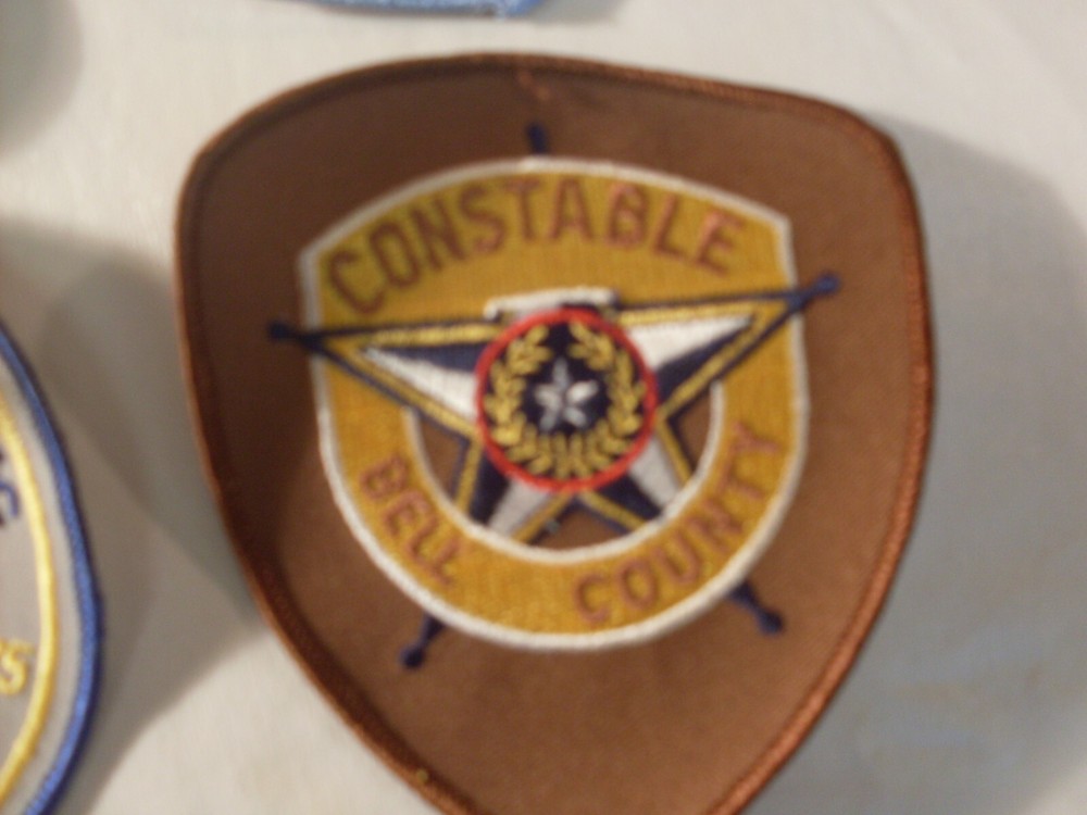 Police Sheriff Security Emblems Patches Embroidered Patch for display only