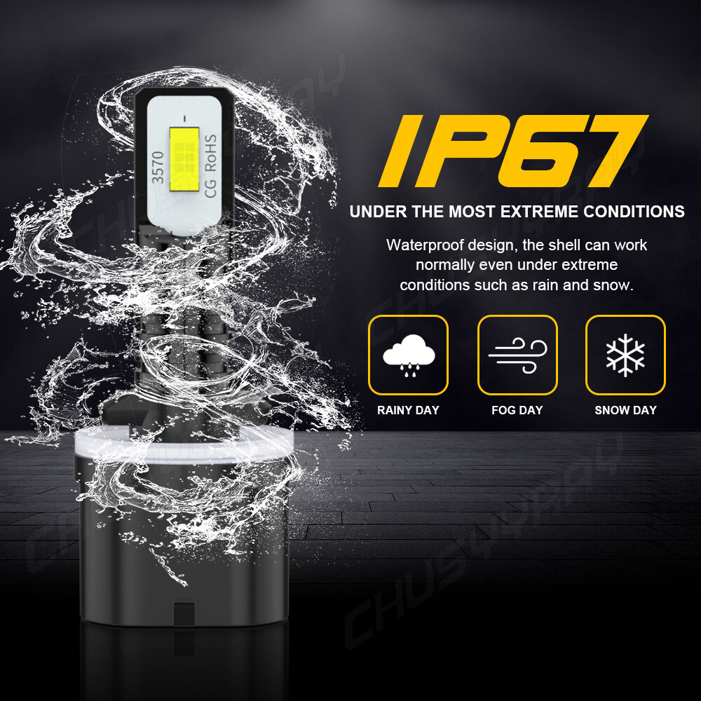 880 881 LED Headlight Combo Bulbs For Arctic Cat Crossfire 800 Sno Pro EFI 07-11