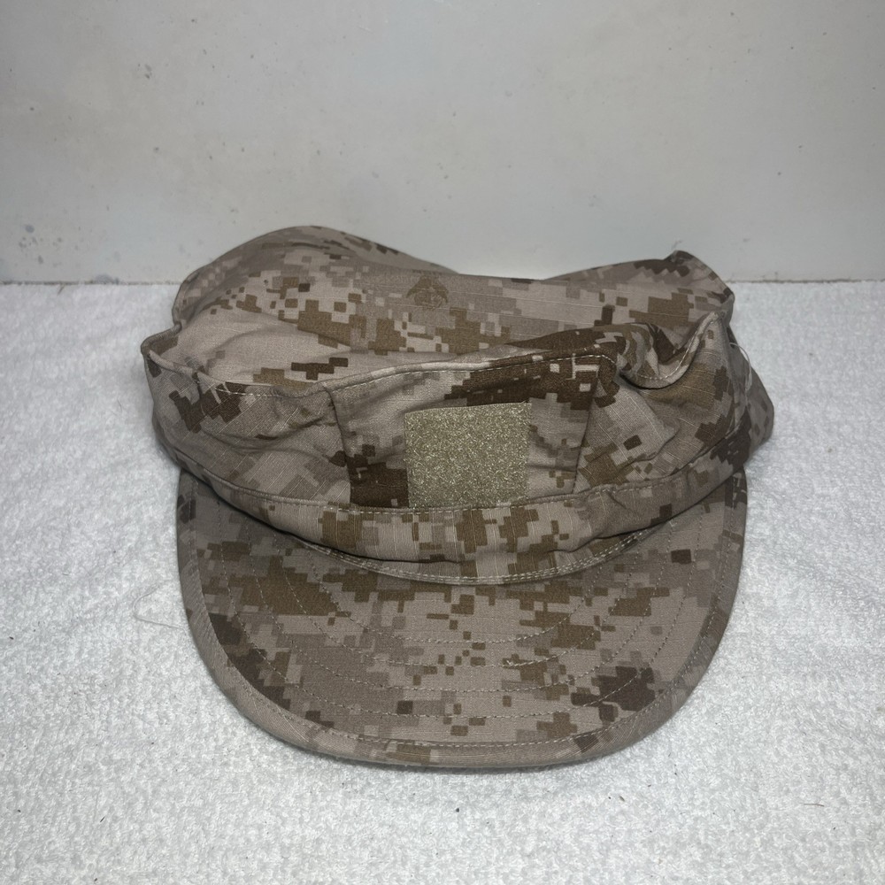 USN NWU Type II Digital Desert Utility Cap Hat 8-Point Size 7 3/4/ Patch Tab
