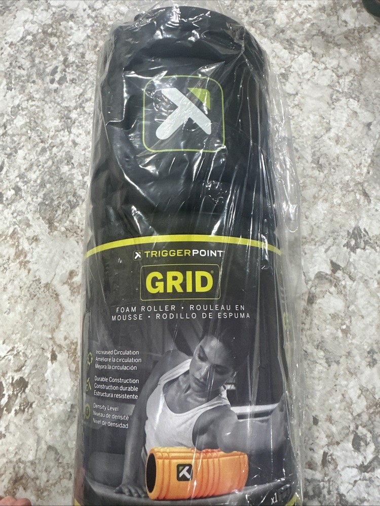 Trigger Point Grid Foam Roller 13" Black Exercise Healing Tool