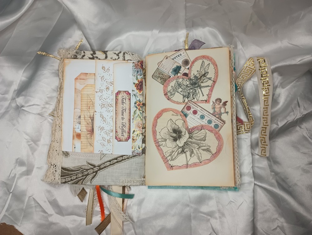 Junk Journal Elegant Shabby Chic Lace