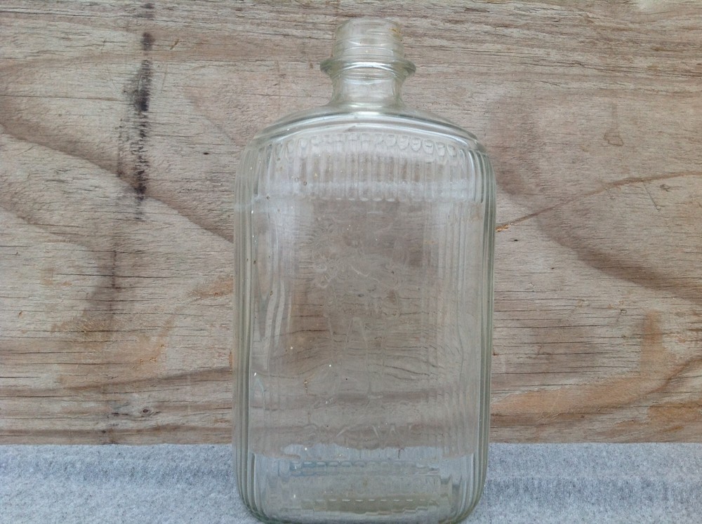Guild Wine Embossed Glass Bottle