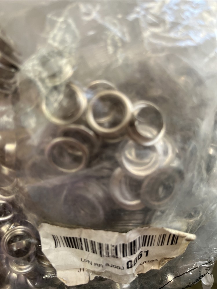 Silver Eyelets