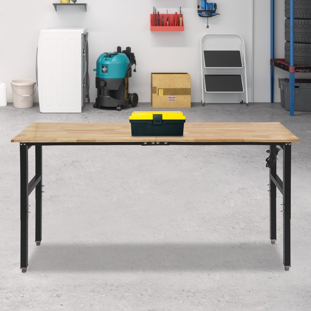 Workbench Heavy Duty Work Bench Adjustable Workbench Freestanding 907kg/2000lbs