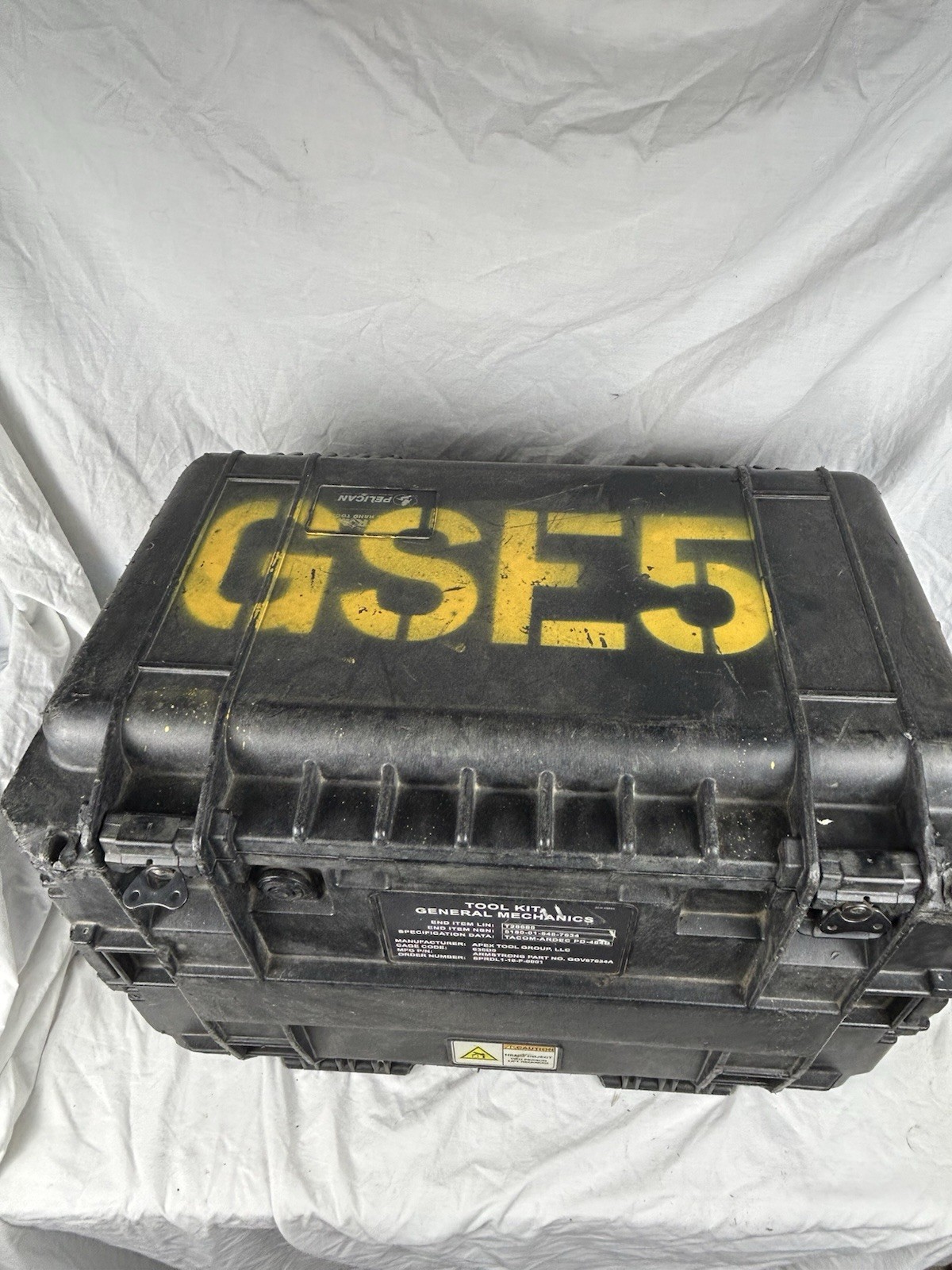 ARMSTRONG MILITARY TOOL KIT SET GENERAL MECHANICS GMTK PELICAN CASE