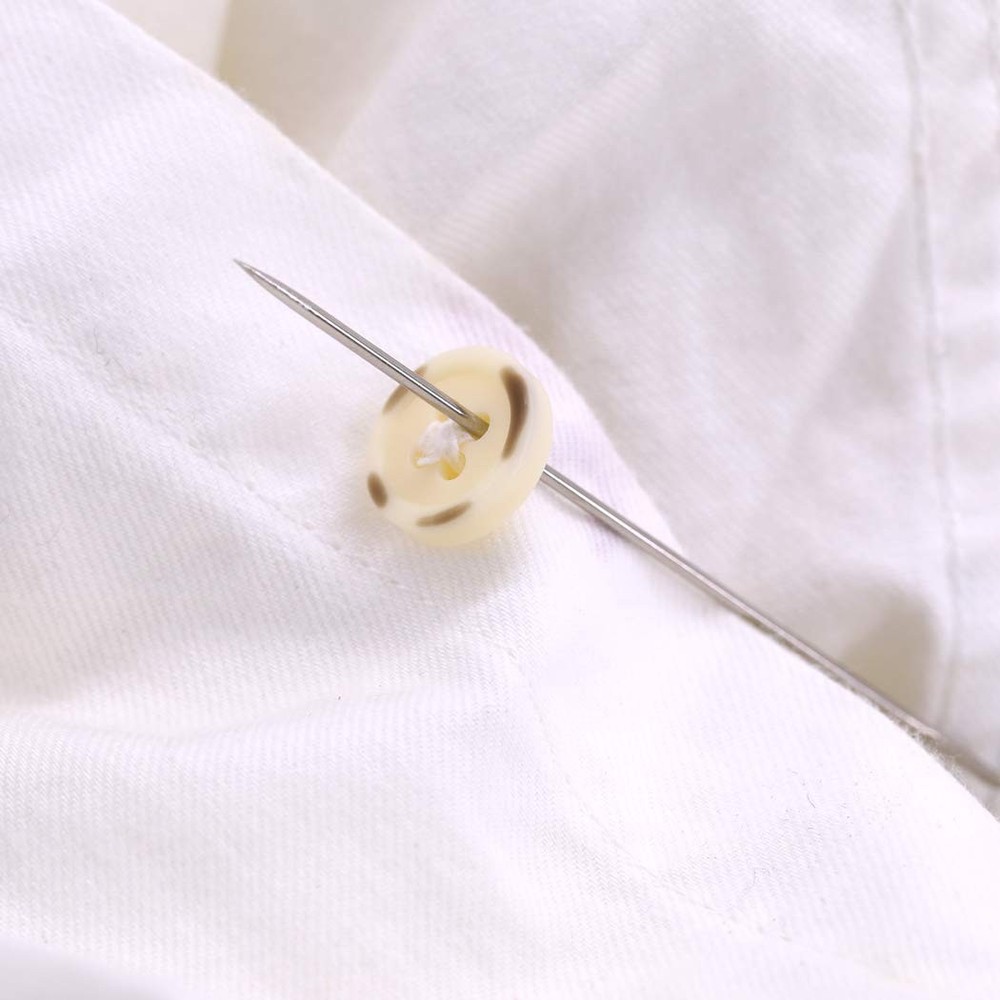 25Pieces Hand Sewing Big Eye Needles Sharp Needle，with Solid Wood Needle Case...