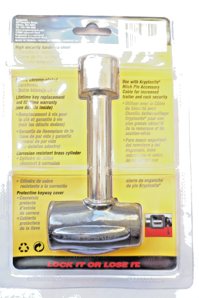 Kryptonite Locking Hitch Pin for Class III 2" Receiver