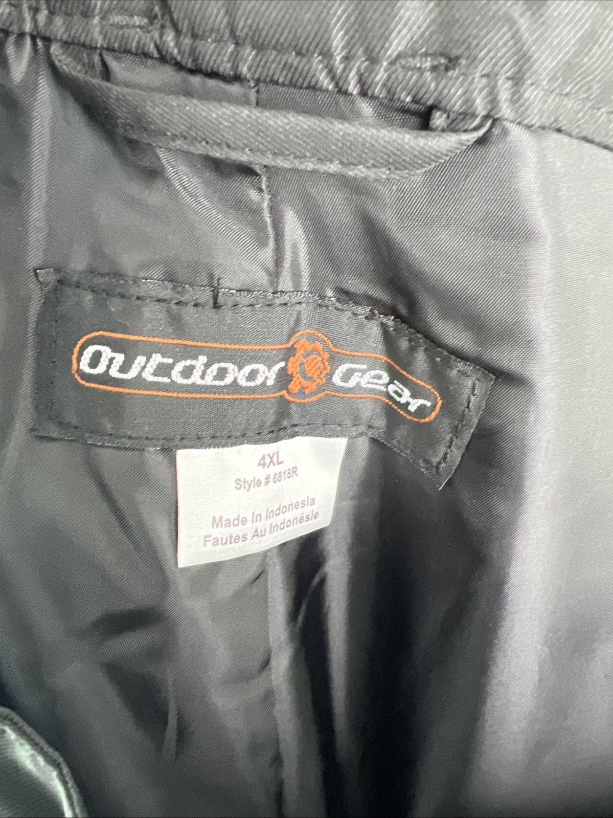 Outdoor Gear Men's Polar Snow Pants Black Insulated Waterproof Ski 4XL NWT