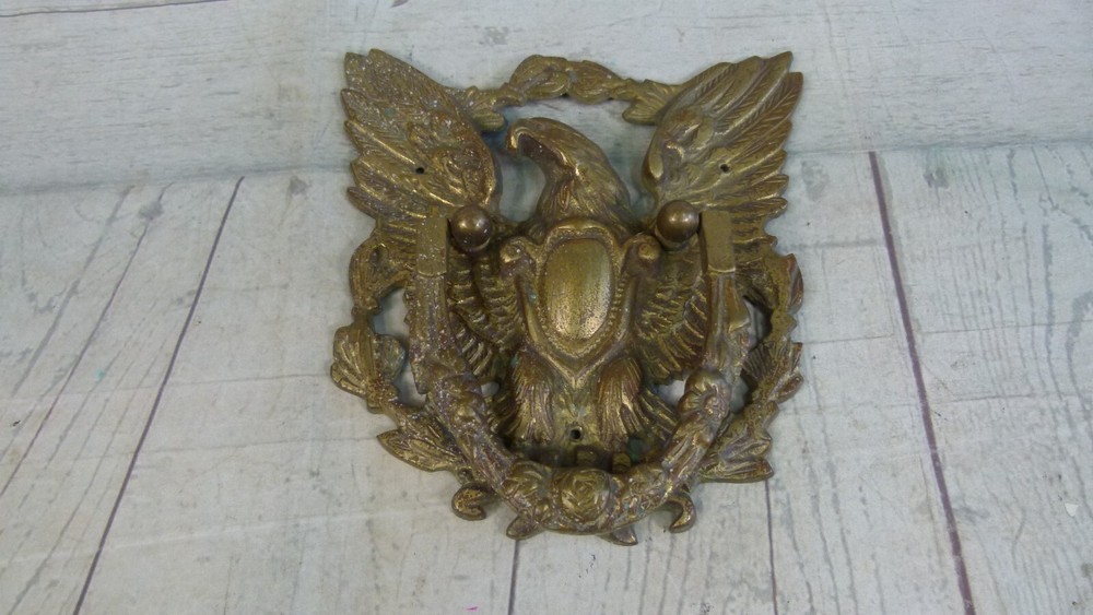 Vintage Spread Wing Eagle ? Solid Brass ? Door Knocker