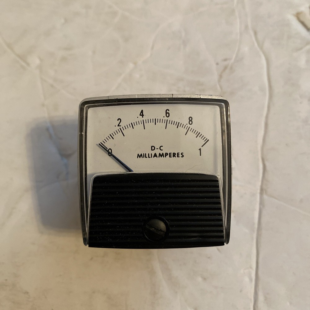 GE DC MilliAmperes Panel Meter (R2#40)