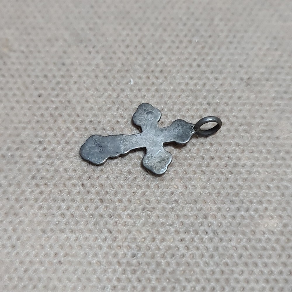 ANCIENT IMPERIAL RUSSIAN 84 SILVER cross
