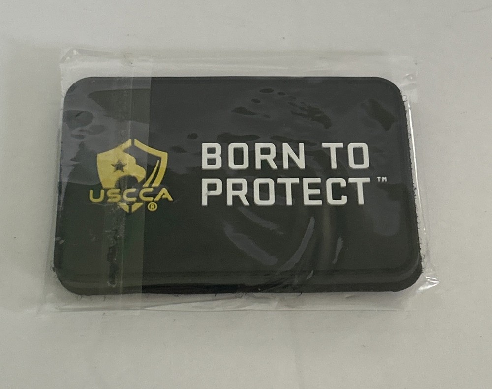 USCCA “Born To Protect” Tactical Patch, 3”Removable