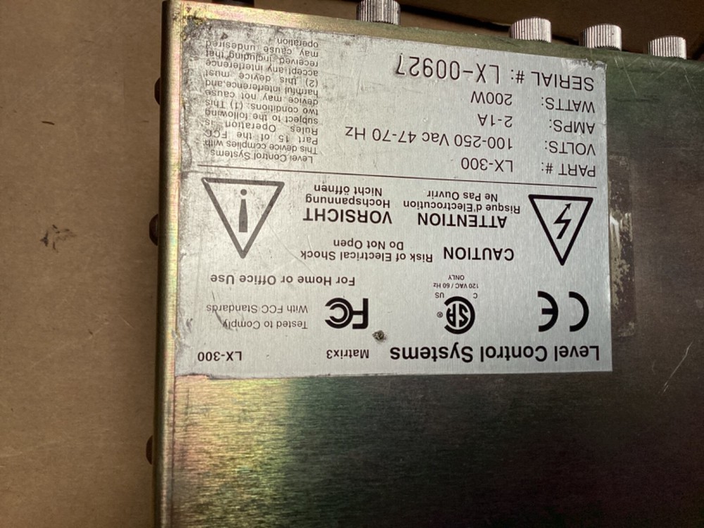 Meyer Sound LX-300 Matrix 3 Processor With Cards Error Codes Free Shipping