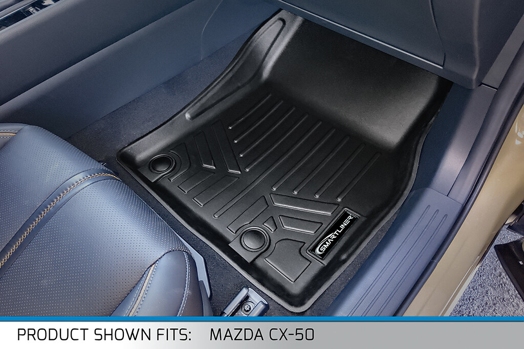 SMARTLINER Custom Fit 2 Rows & Cargo Liner Set For 2023 - 2025 Mazda CX-50