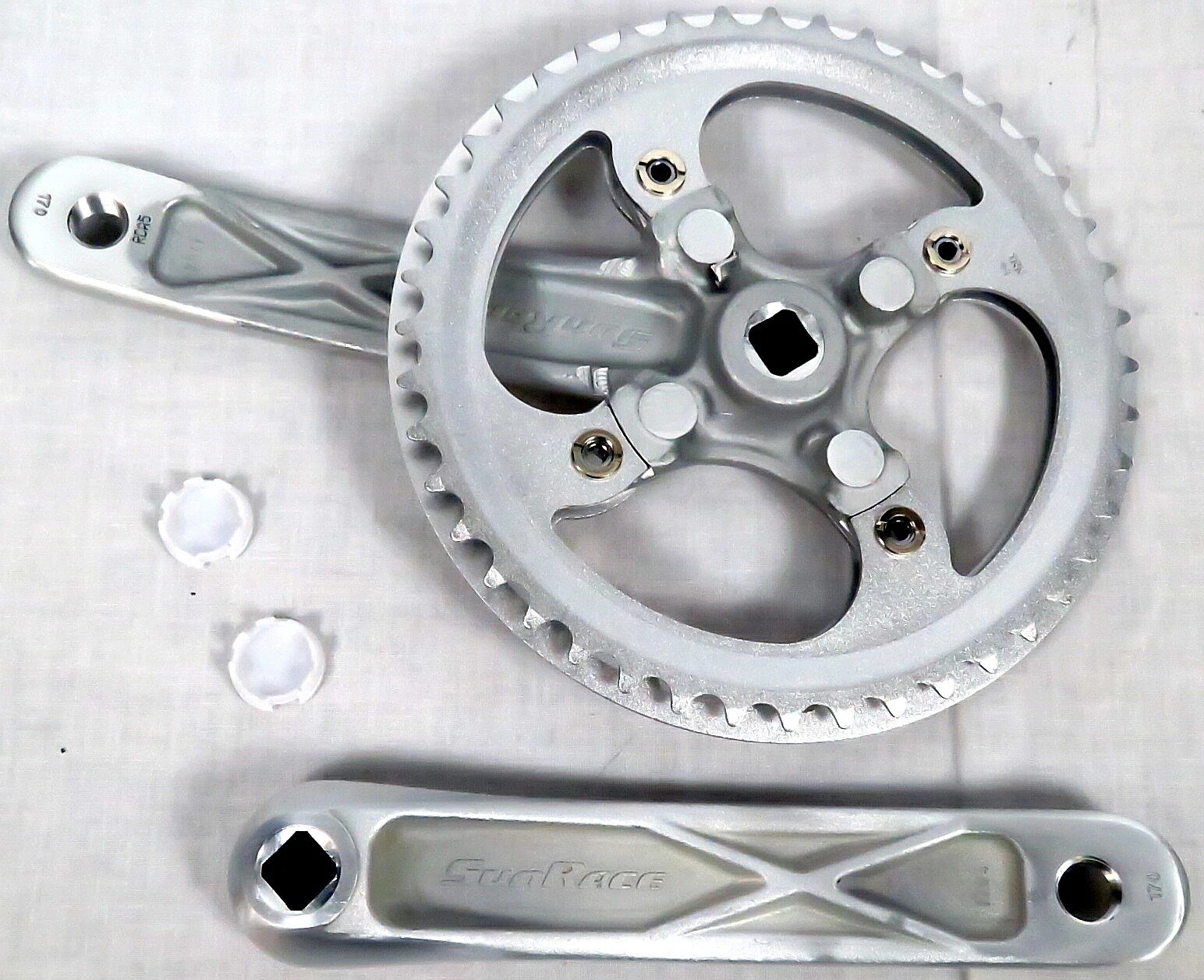 Sturmey Archer FCS742.0 Bicycle Front Crank Set 44T Square 170mm SunRace NEW