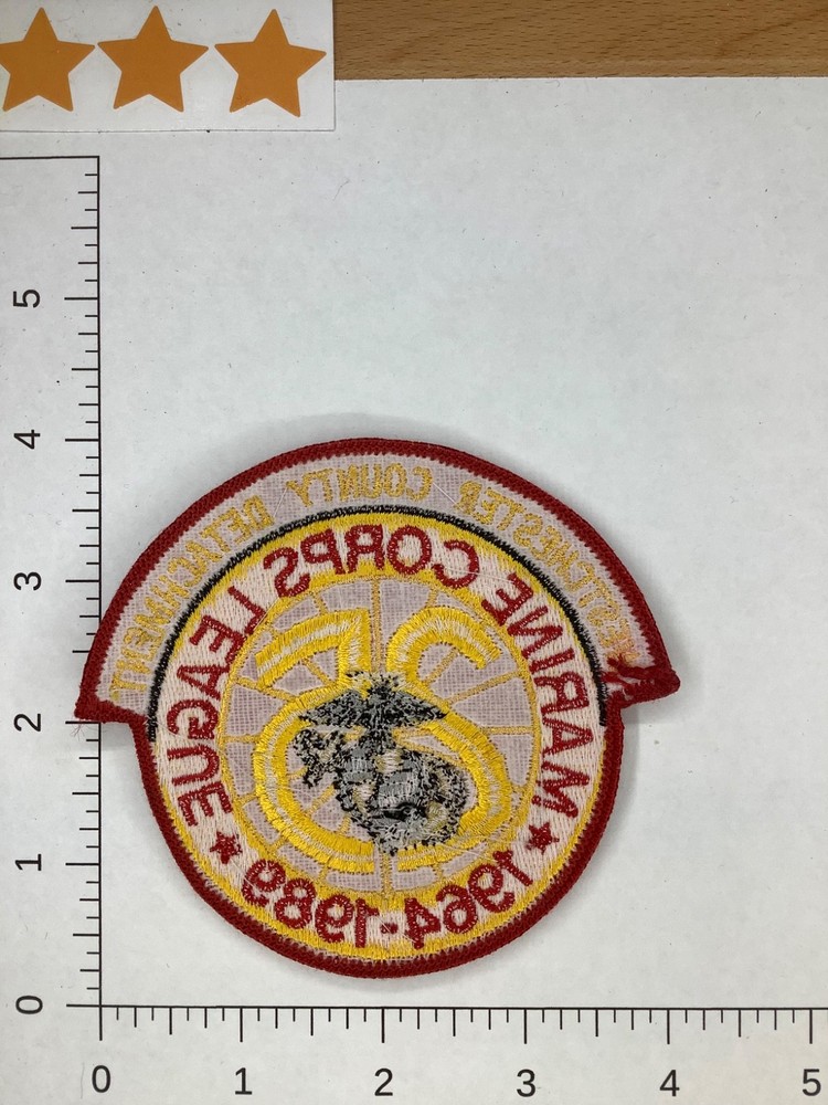 USMC WESTCHESTER COUNTY DETACHMENT 1964-1989 PATCH