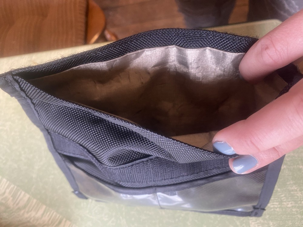 EDEC Digital Forensics Black Hole Faraday Bag-2 window 8.25x5.5 Folded