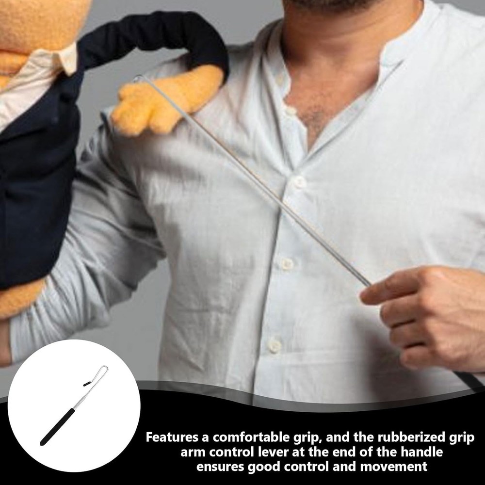 Professional Puppet Control - 8-21 Inch Adjustable Rods for Impressive Movement