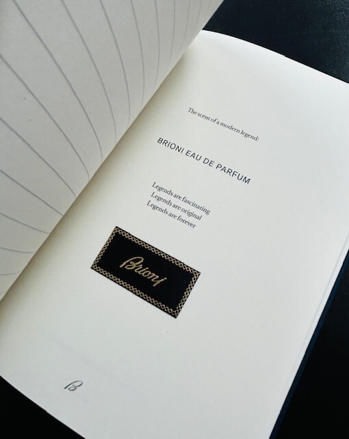 Brioni lined Notebook