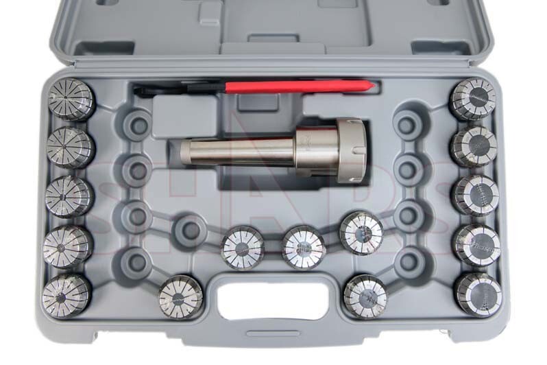 SHARS ER40 Morse Taper 4 Collet Chuck Tool Holder Set NEW L}