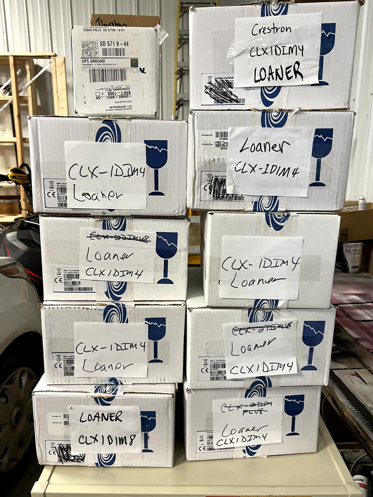 Crestron CLX-1DIM4, 4 Channel Dimmer Module