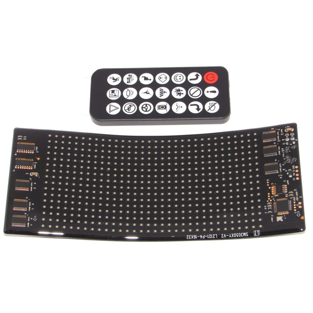 Flexible Addressable Pattern Scrolling Display RGB LED Matrix Pixel Panel USB 5V