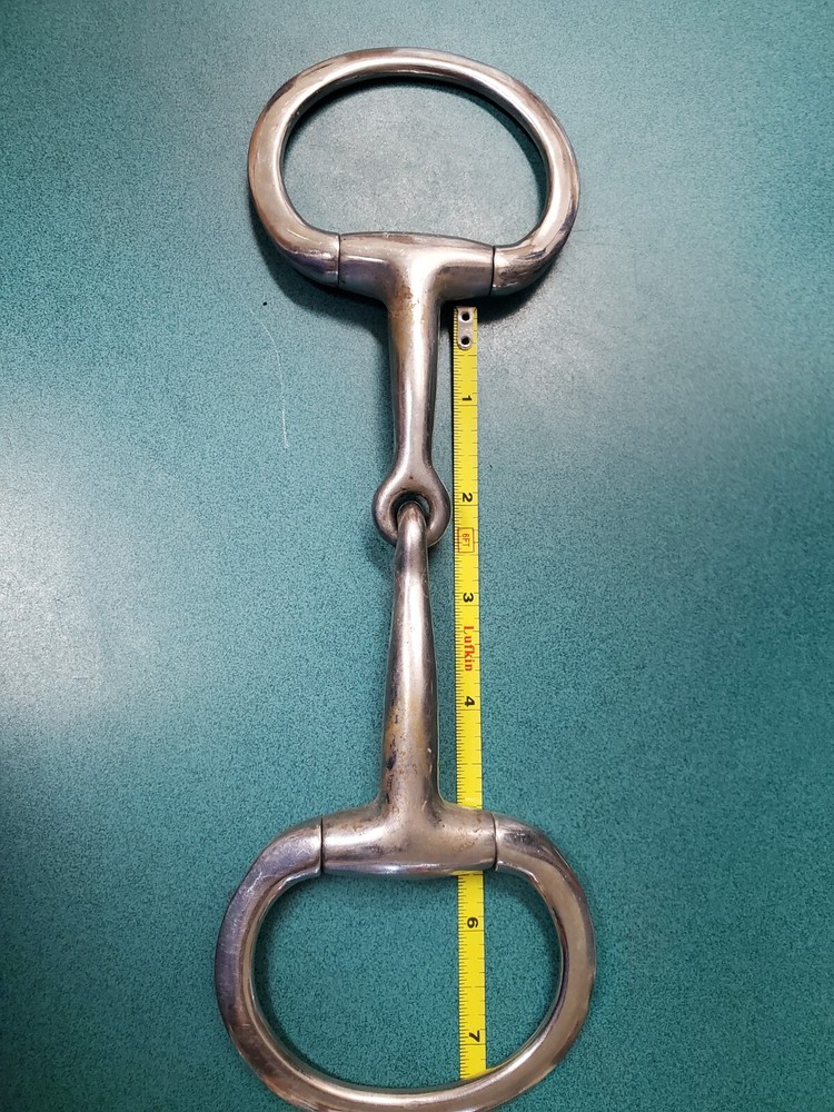 Eggbutt SNAFFLE BIT, 4.75" stainless MOUTH