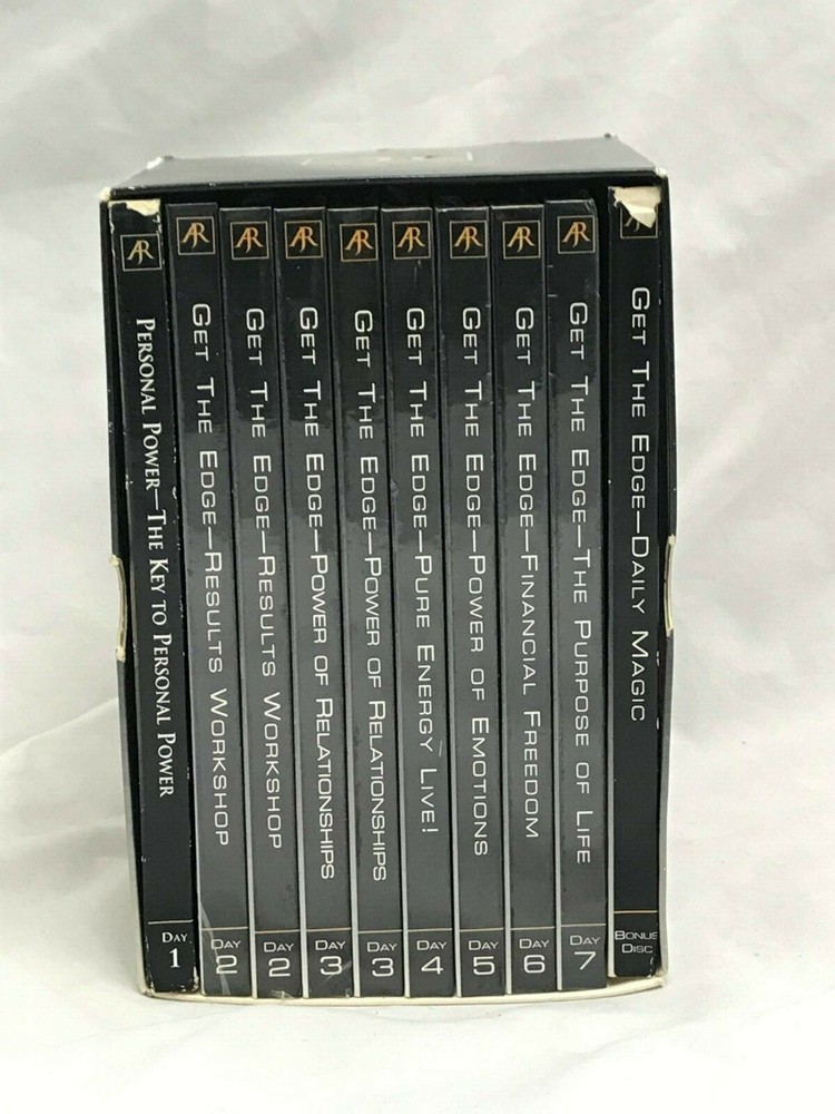 Anthony Robbins Get The Edge 7 Day Complete Original Program Audio 10 CD Set