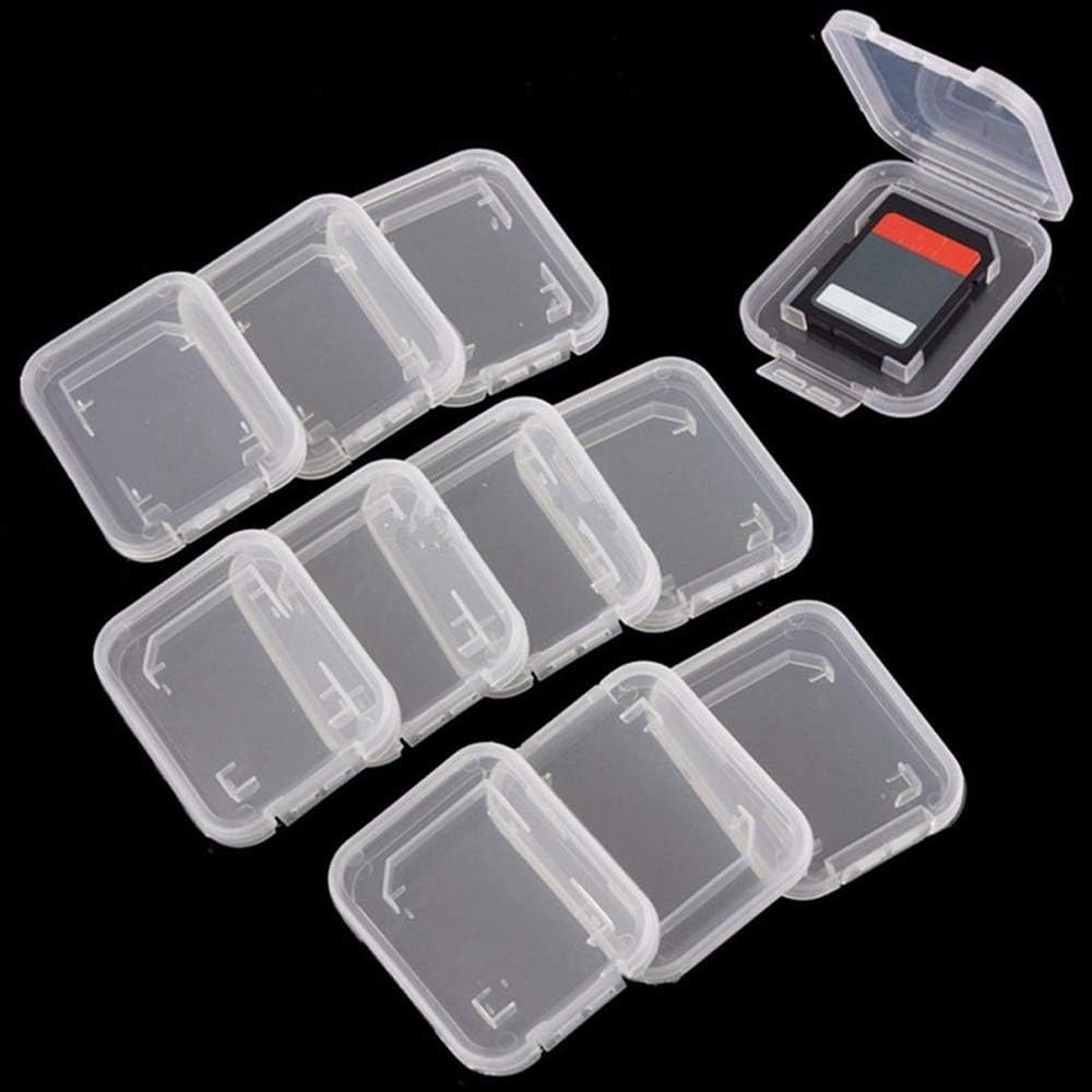 Hard Shell Memory Card Storage Case Compatible with SD Cards - Elegant White