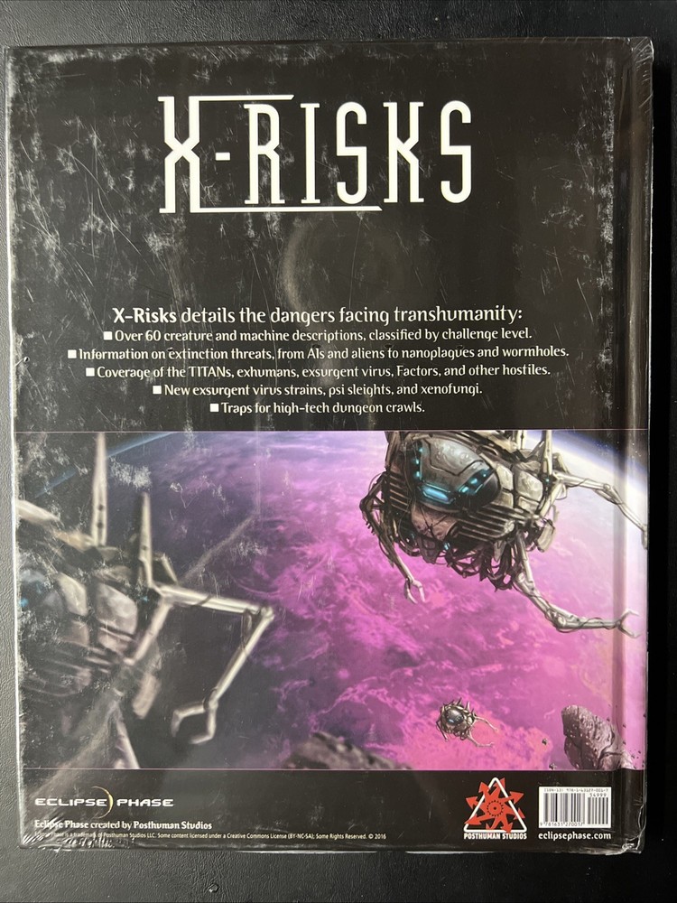 Eclipse Phase Roleplaying Game: X-Risks HC