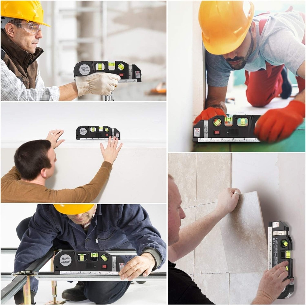 Professional Quality Laser Level Tool - Precise Measurements for Home Projects