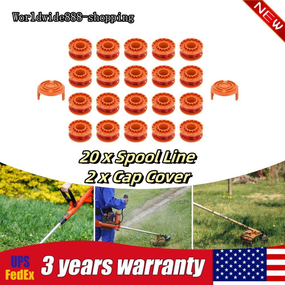 20 Pack Replacement Spool Line String Trimmer WA0010 Weed Eater For Work