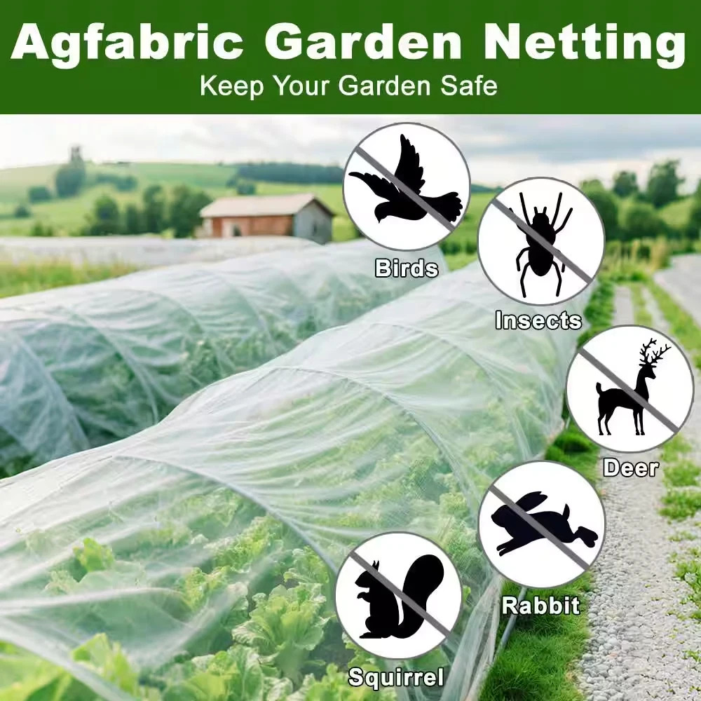 NEW AGFabric 8 Ft. X 12 Ft. Outdoor Insect Barrier Netting Rodent Pest Control