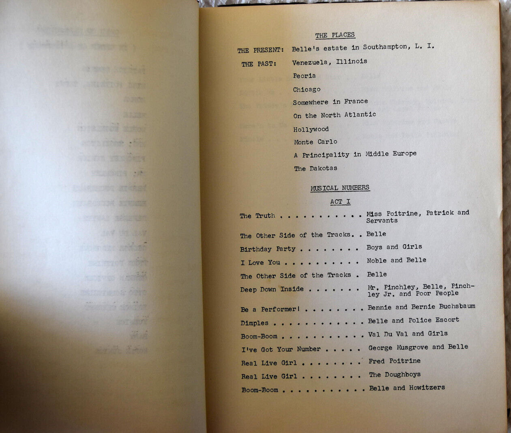 1962 "Little Me" Original Final Screenplay Script
