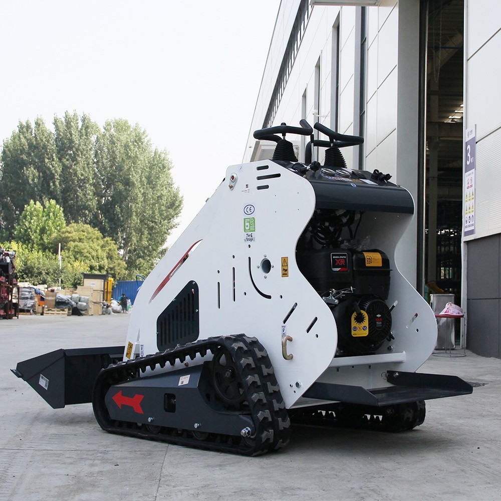 Mini Skid Steer Loader 15hp Hydraulic System Electric Start B&S Engine Free Ship