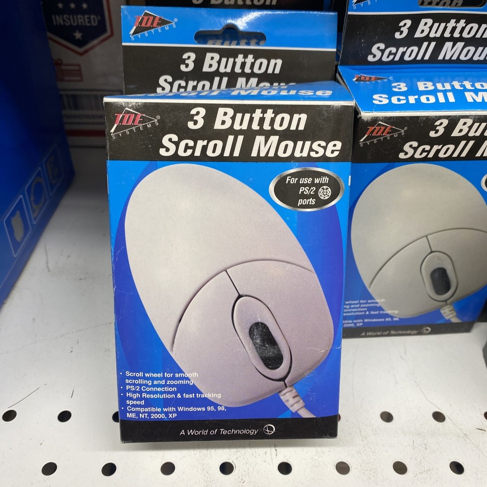 ATICO T.D.E.  3 Button Scroll Mouse