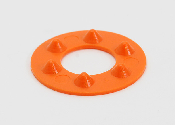 Colt Python, King Cobra, Trooper, .357 Mag Cylinder Protector Ring. NOS Orange