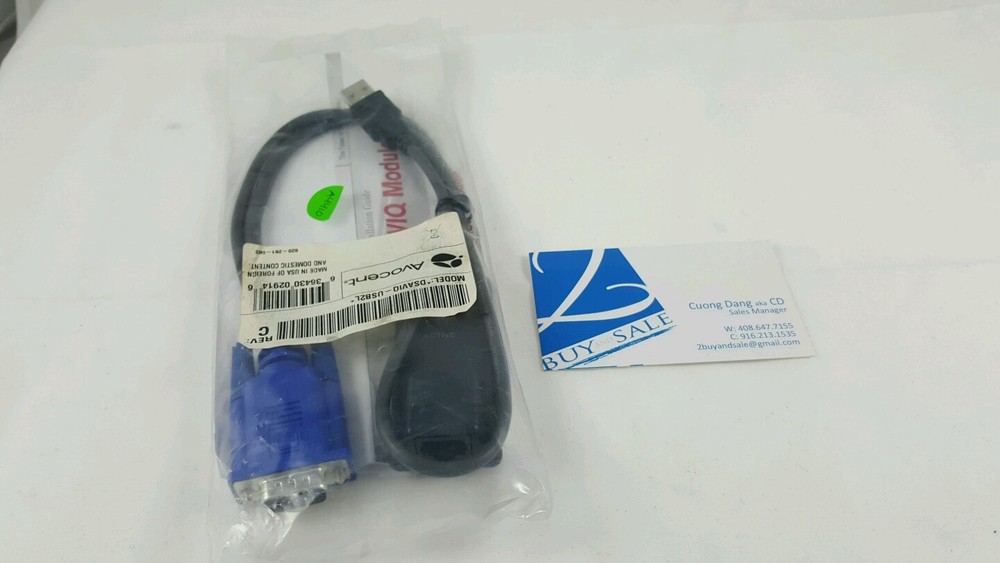 Avocent 520-430-004 DSAVIQ-USB2L USB KVM Server Interface Cable Module