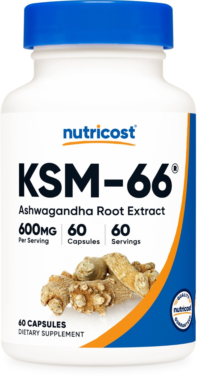 Nutricost KSM-66 Ashwagandha Root Extract 600mg, 60 Vegetarian Caps