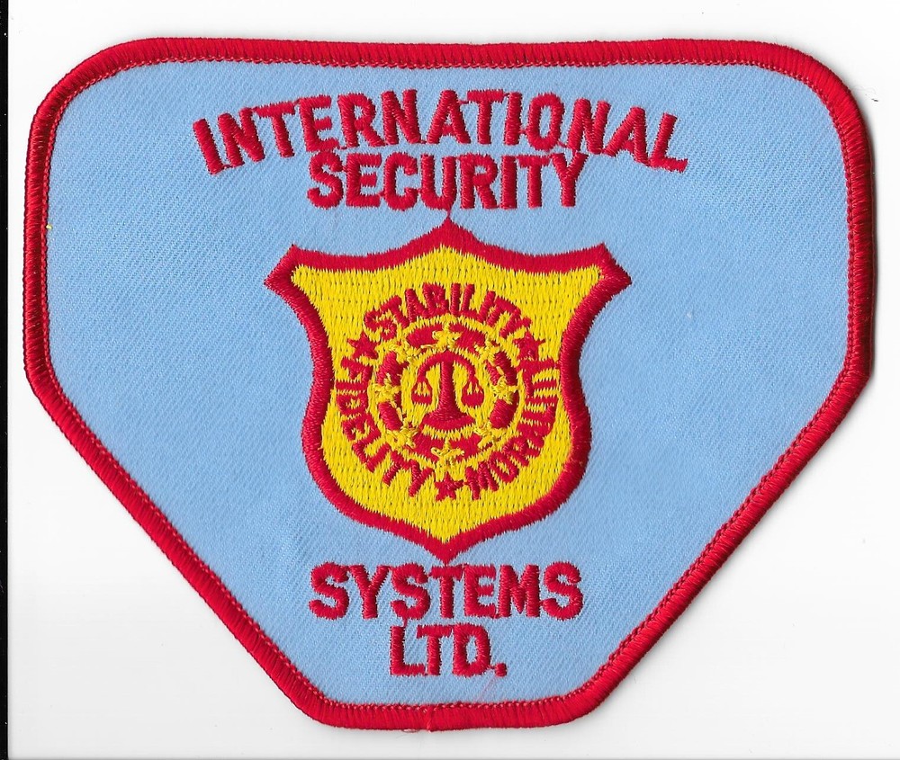 International Security Systems Ltd. Shoulder Patch V4
